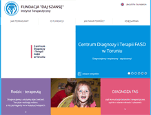 Tablet Screenshot of fundacja-dajszanse.pl